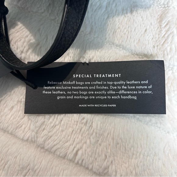 Rebecca Minkoff Julian Mini Convertible Backpack adjustable straps Black NWT - Picture 13 of 16